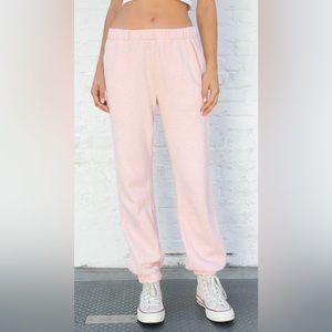 Light pink Brandy Melville sweatpants
